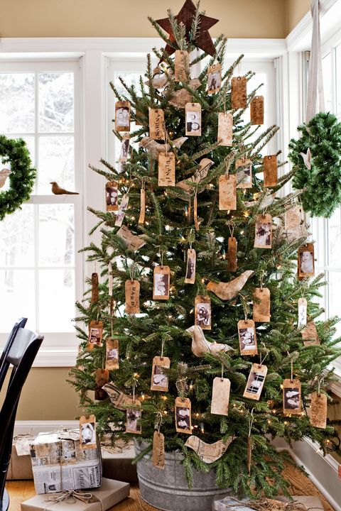 diy tag ornaments christmas tree