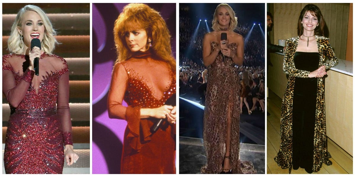 Carrie Underwood's Dresses at CMAs 2016 Carrie Underwood Wardrobe