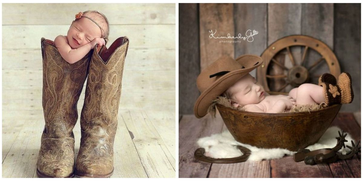 12 Utterly Adorable Country-Themed Newborn Photos