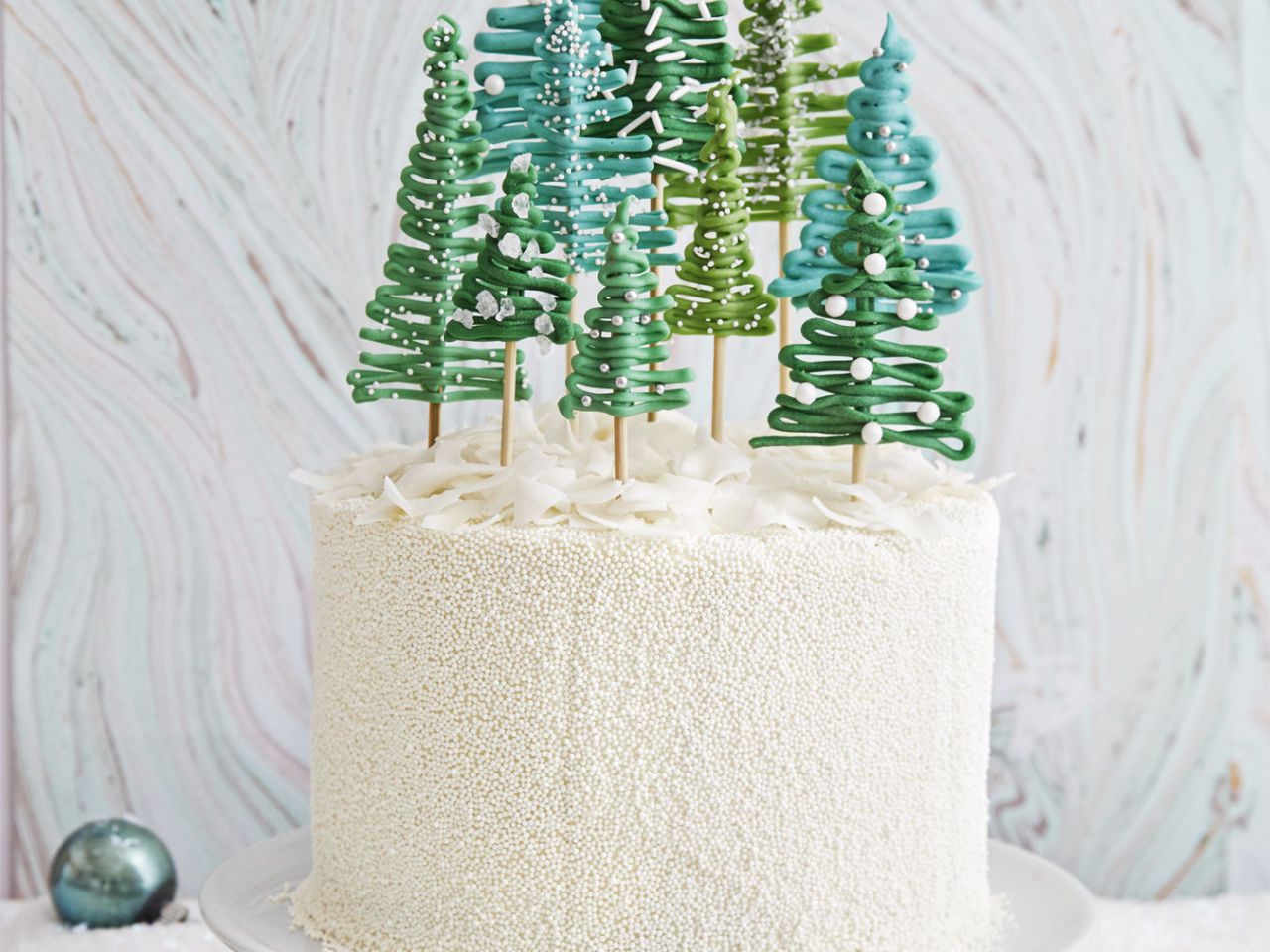 Pine Tree Forest Edible Cake Wrap or Cute Woodland Animals - Etsy