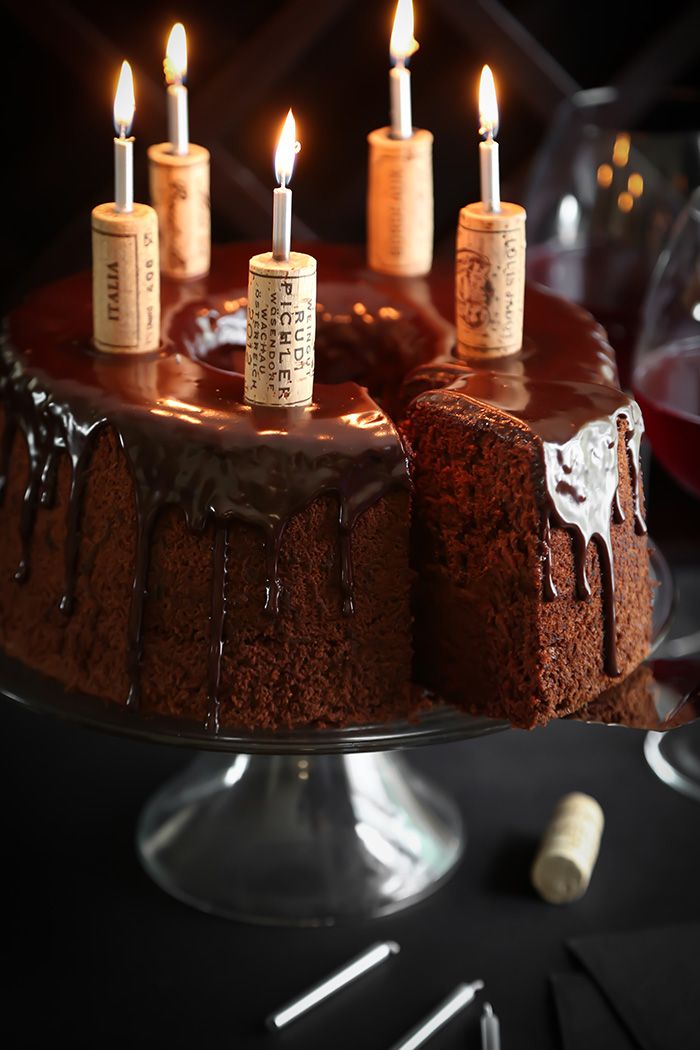 Mulled Wine Chocolate Cake With Orange Mascarpone Cream - Domestic Gothess