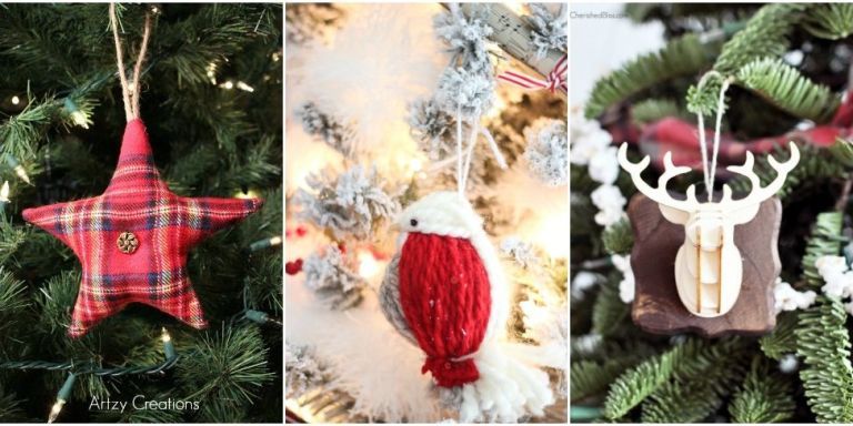 Farmhouse Ornaments - DIY Christmas Decorations