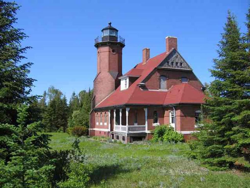 Michigan Lighthouse for Sale Squaw Island Michigan Real Estate