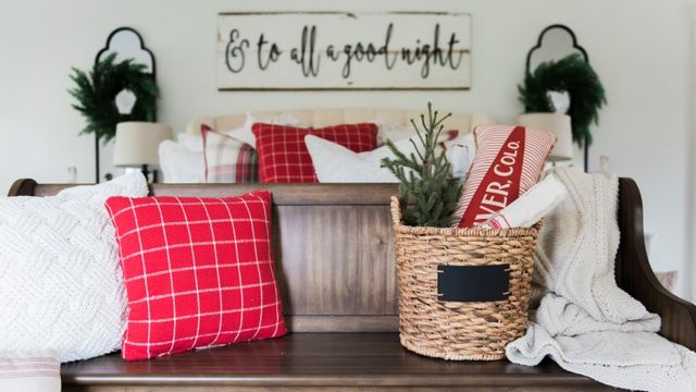 Cozy Christmas Bedroom - Farmhouse by Design