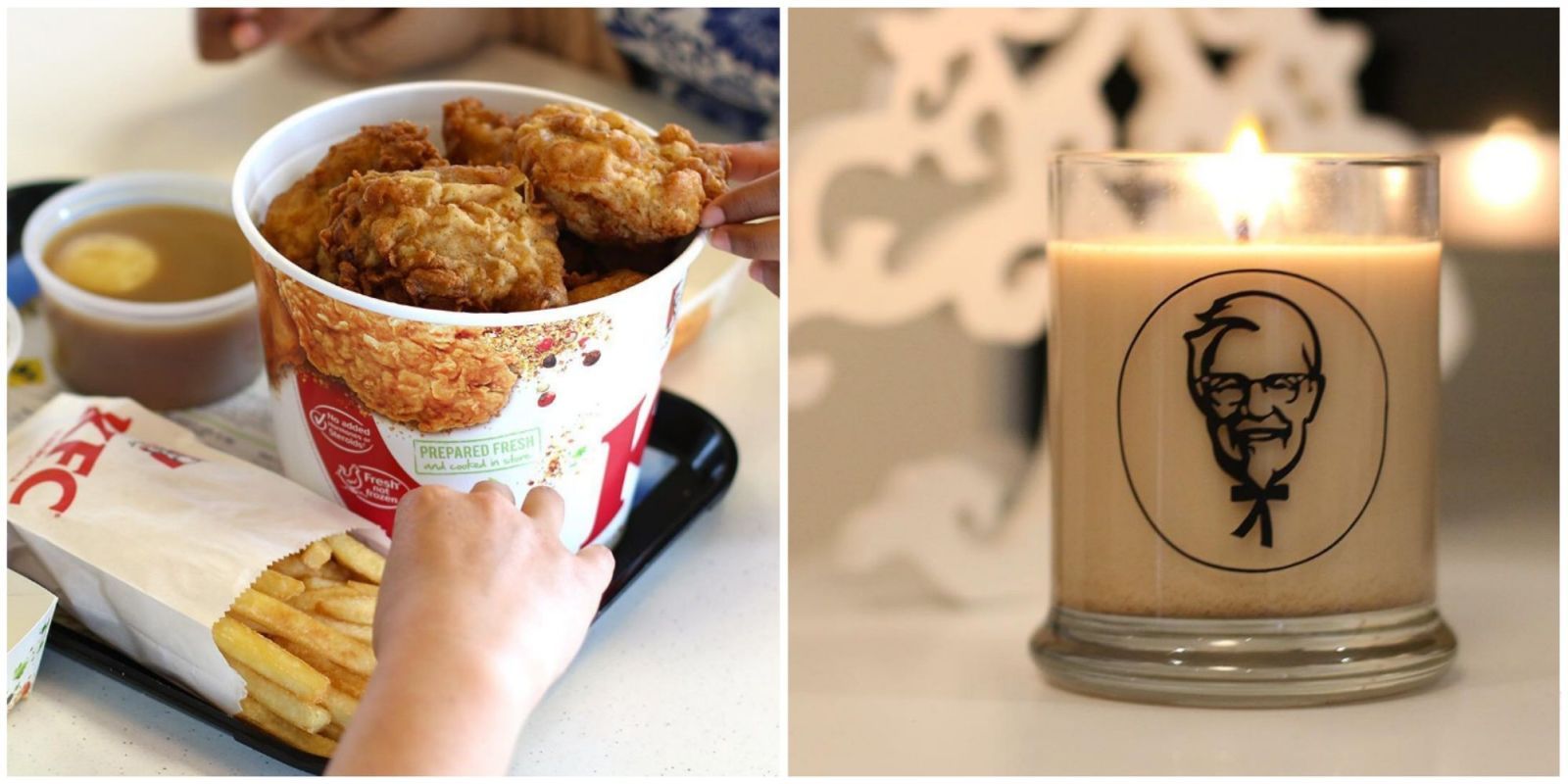 KFC Debuts Fried Chicken Candle - New KFC Fried Chicken Scent