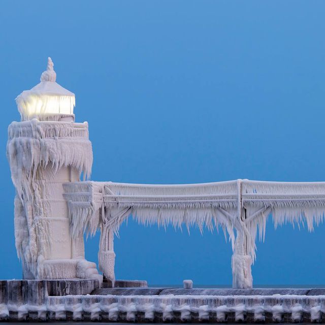 This Ice-Covered Lighthouse Looks Like Something Straight Out Of 