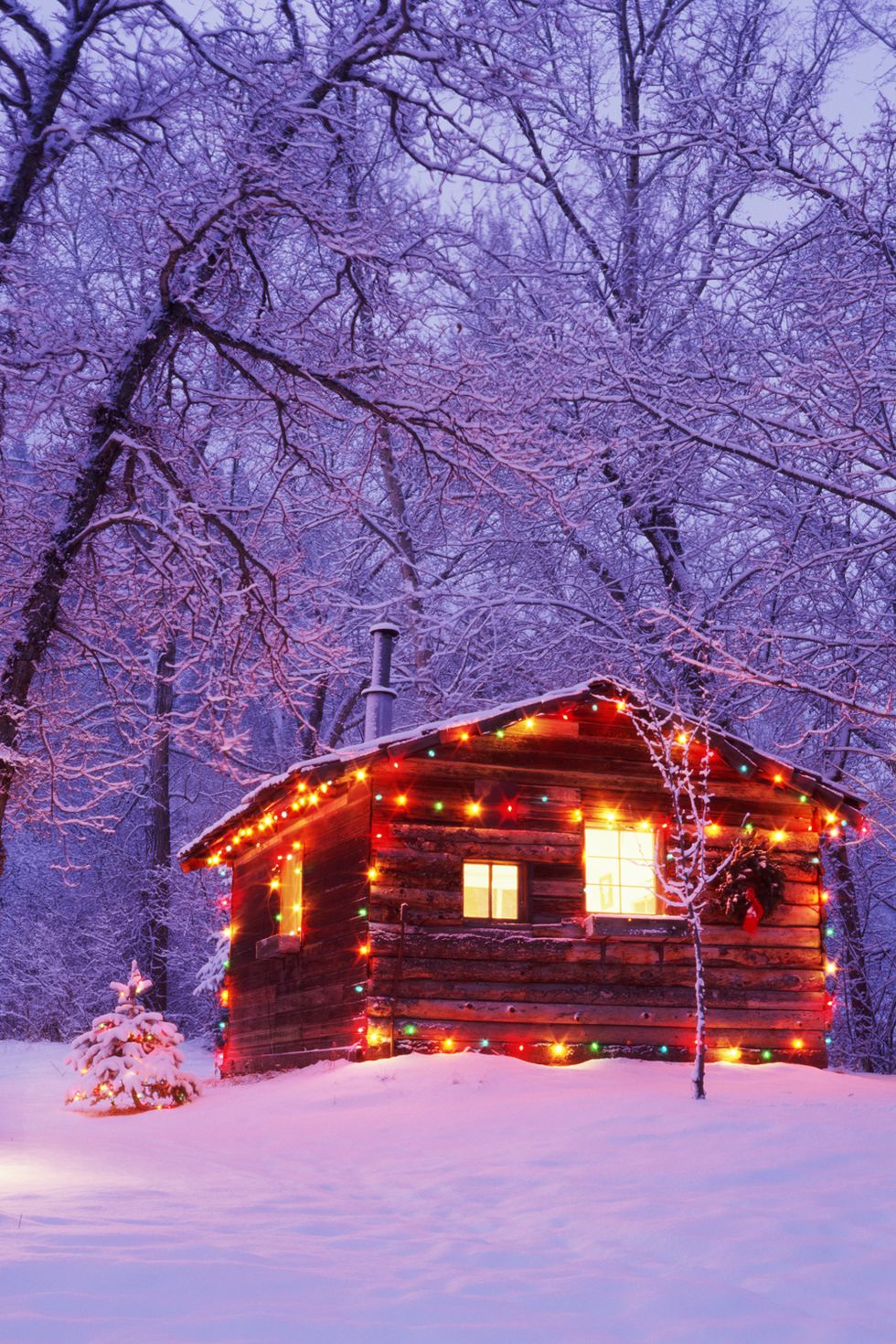 These Cozy Photos Of Log Cabins In The Snow Will Make You Feel Extra ...