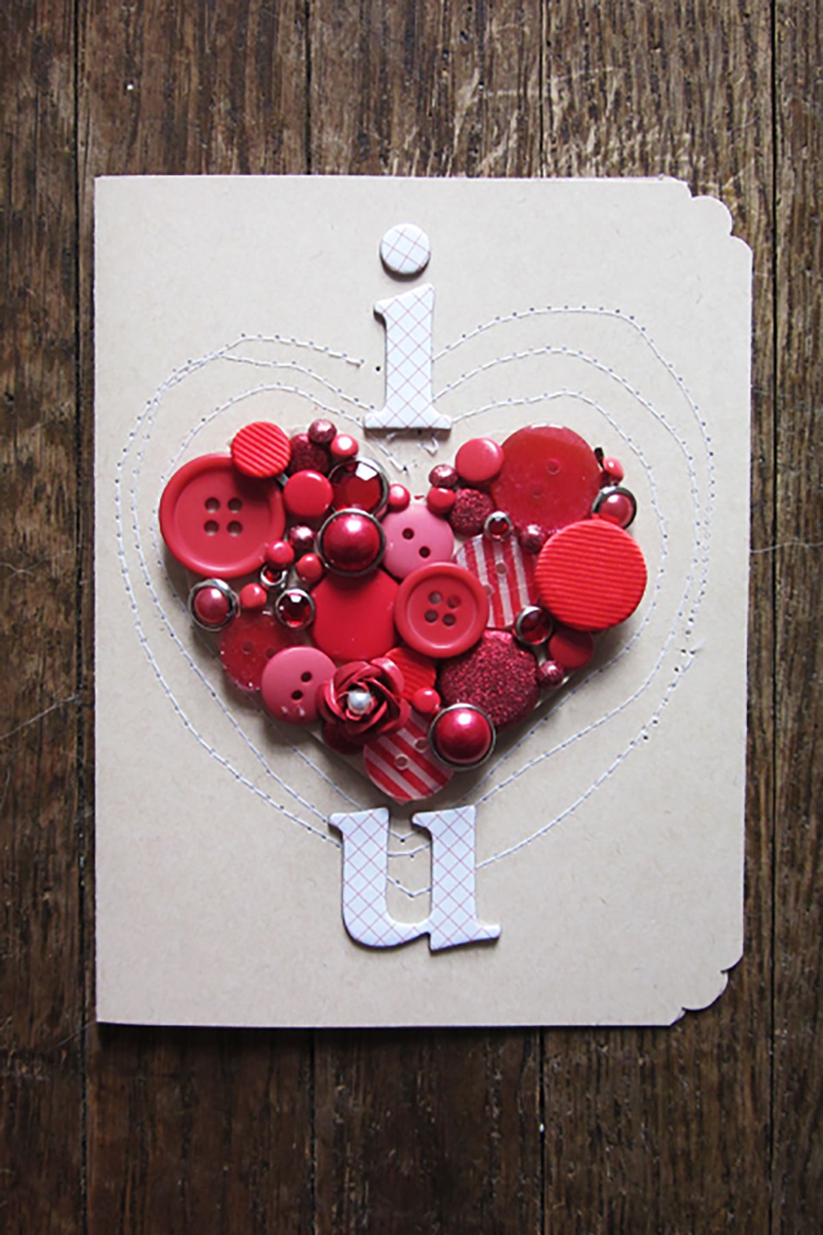 heart with key Handmade greeting card: Love card valentine key to my heart white and red anniversary