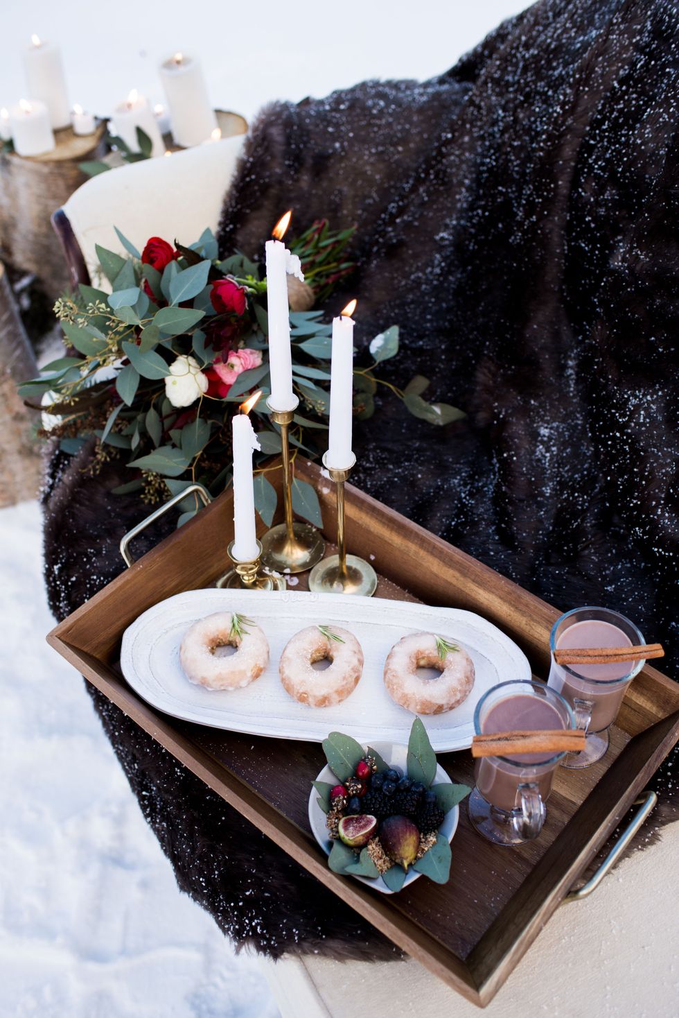 winter wedding food ideas, winter wedding drink ideas