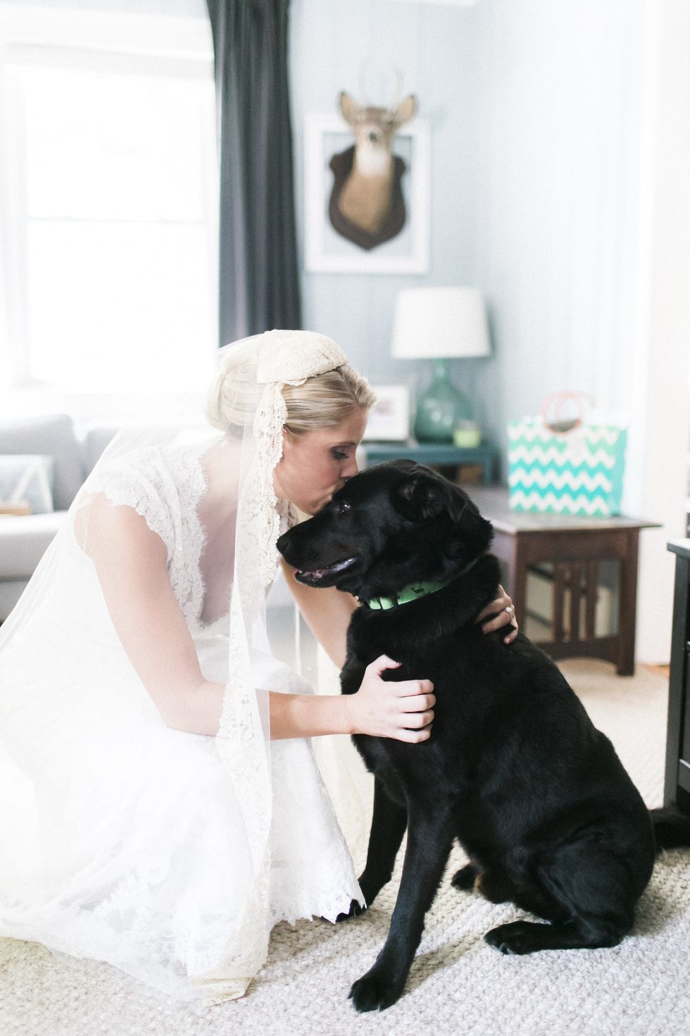 dog wedding ideas kiss