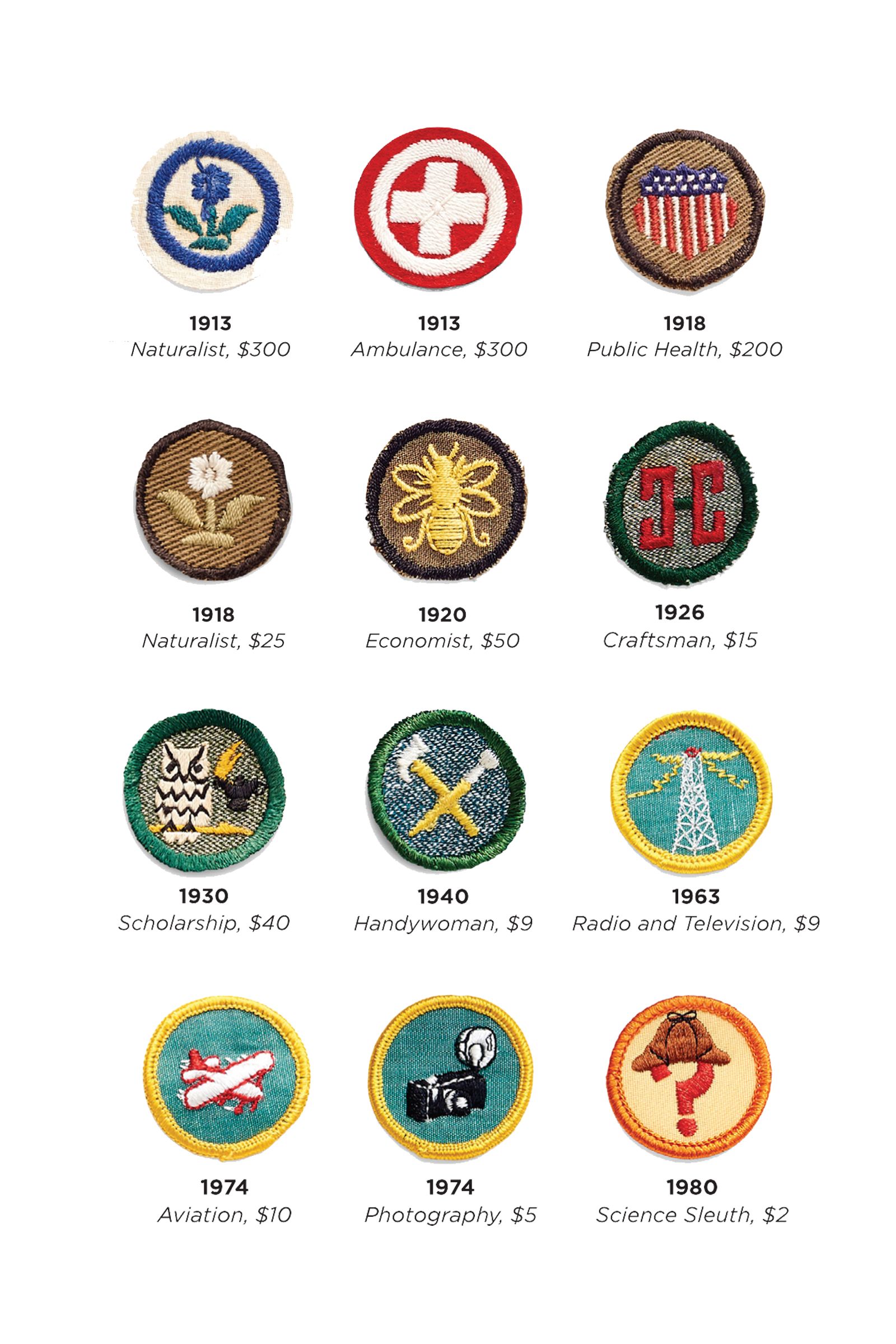 Good Vintage girl scout pins