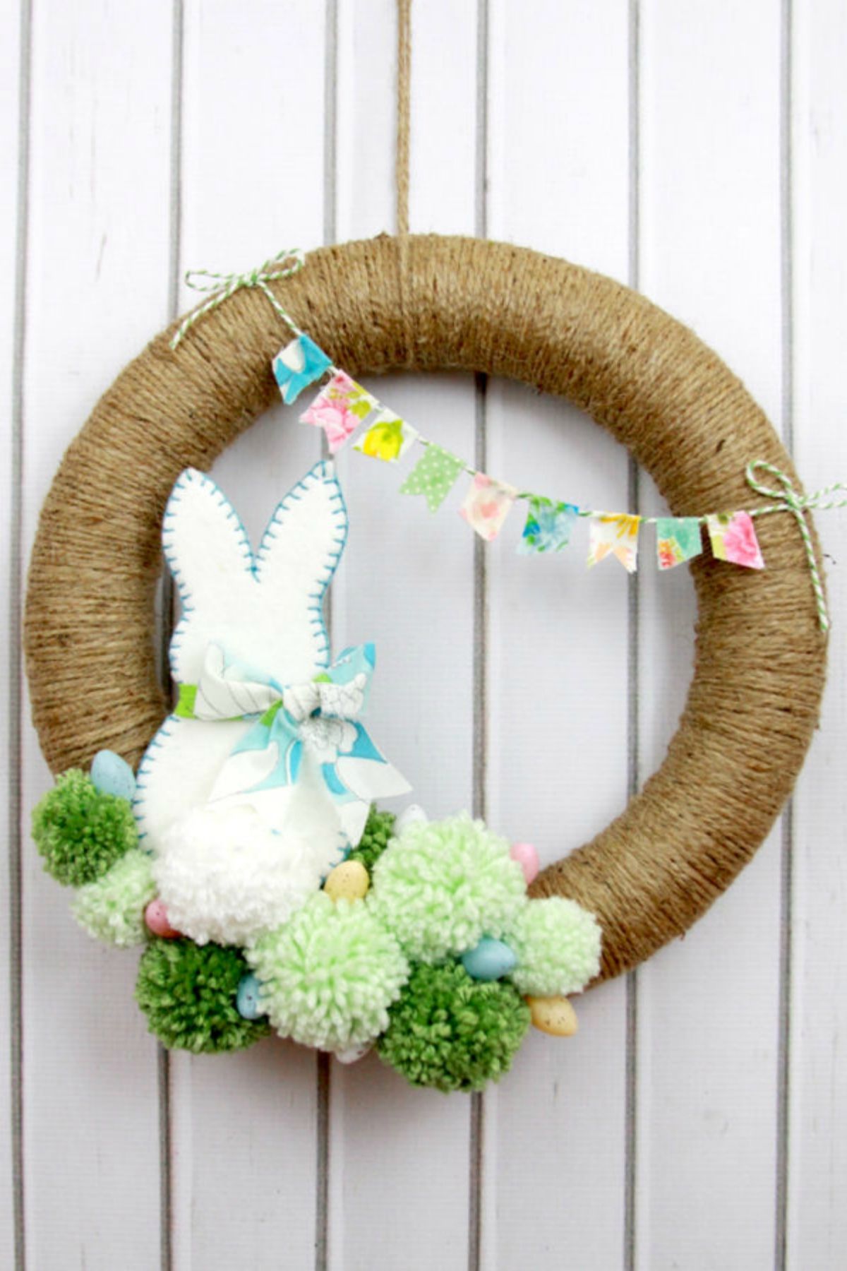 32 Diy Easter Wreath Ideas How To Make A Cute Easter Door Wreath