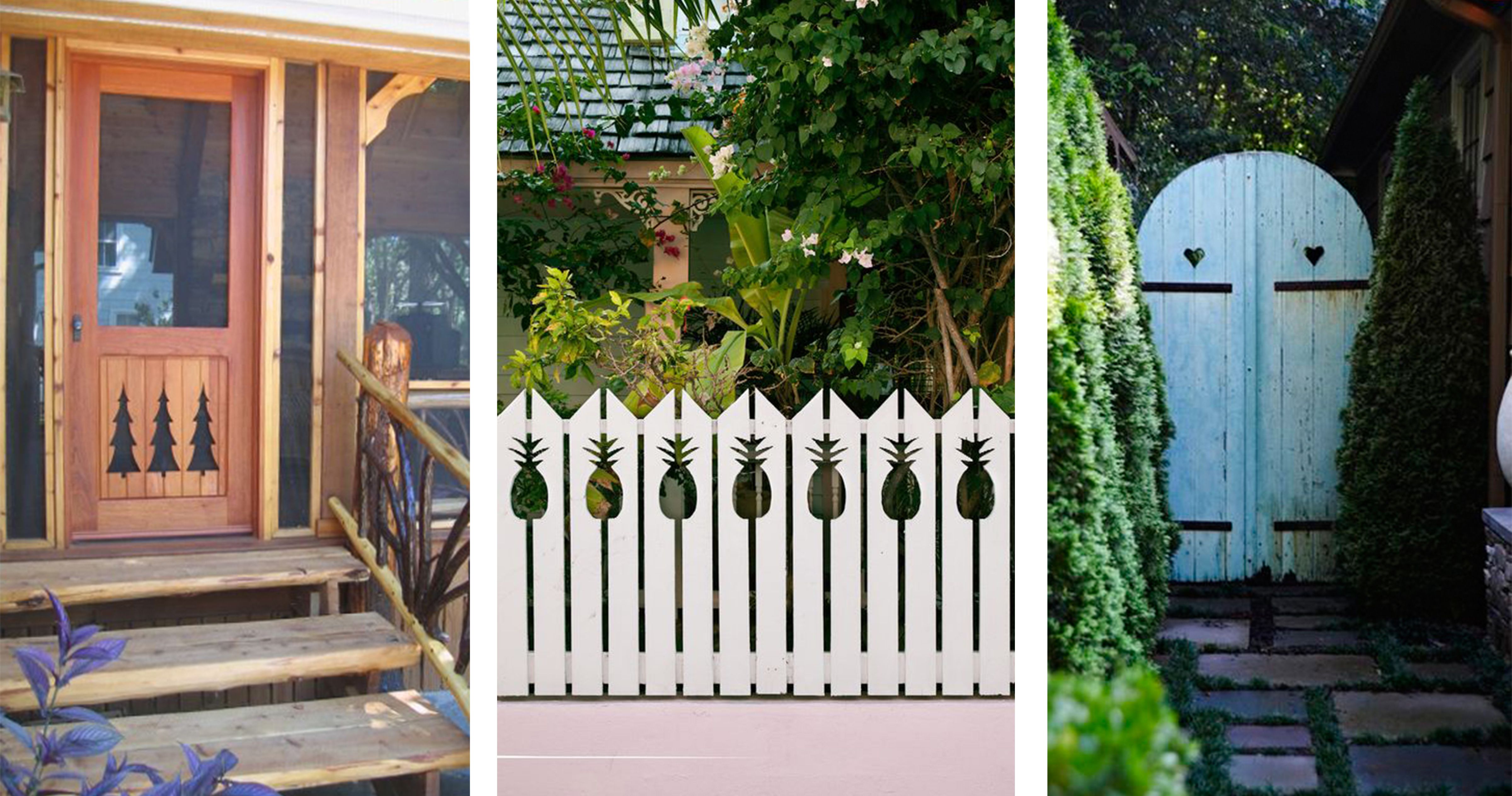 34 Adorably Quirky Cutout Ideas For Fences Railings And Stairs How To Add Cute Curb Appeal