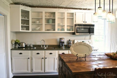15 Diy Kitchen Cabinet Makeovers, Diy Old Wood Kitchen Cabinets