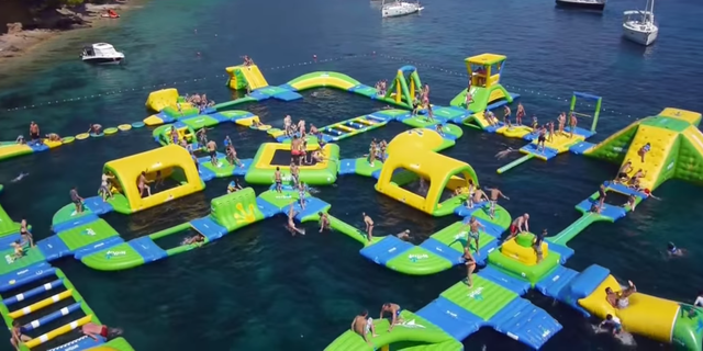 floating water playground