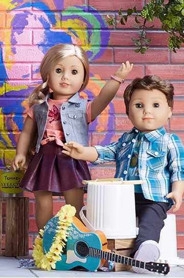 American girl doll tenney top and logan