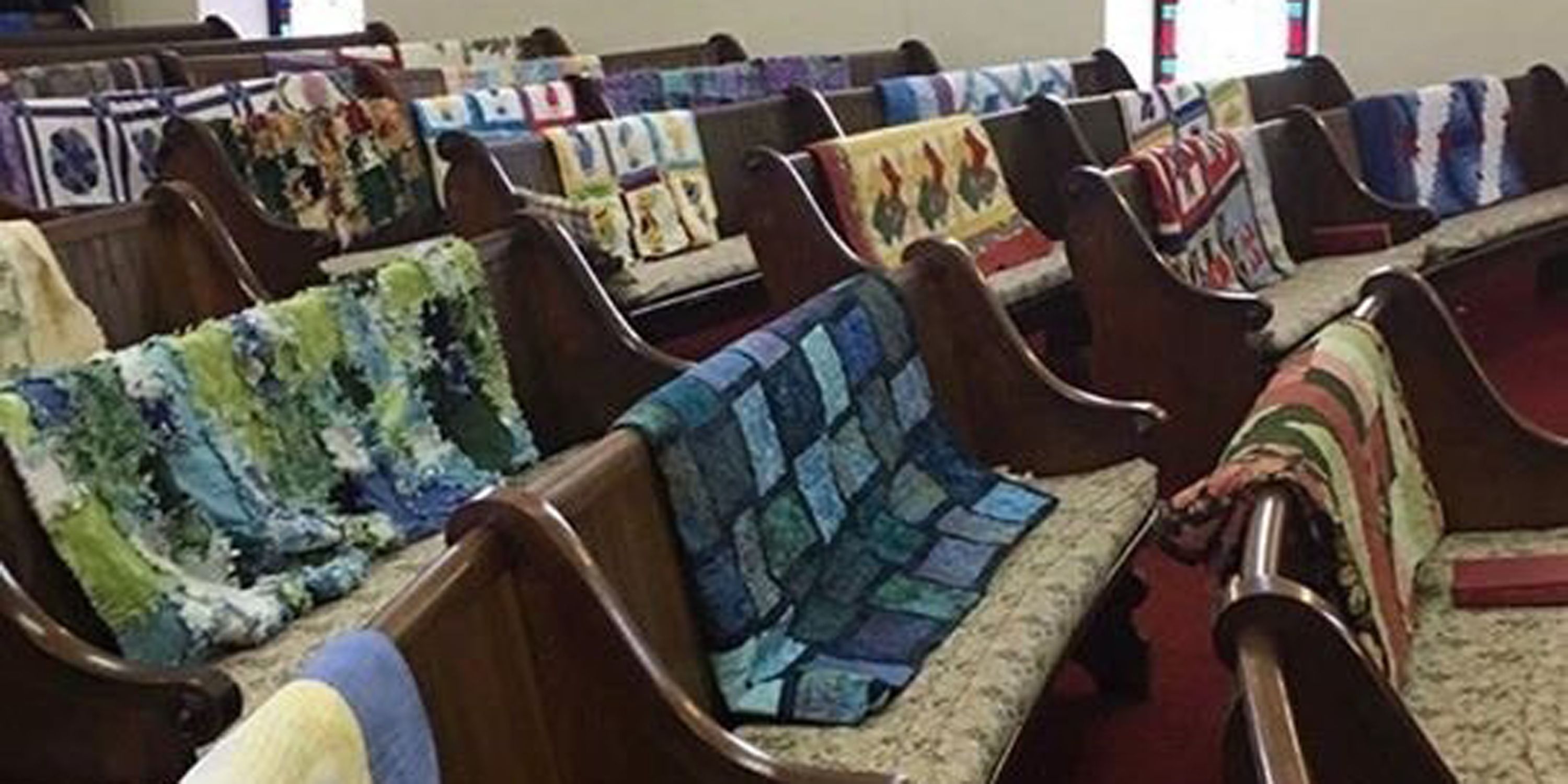 Family Decorates Their Grandma s Funeral with Dozens of Her Handmade
