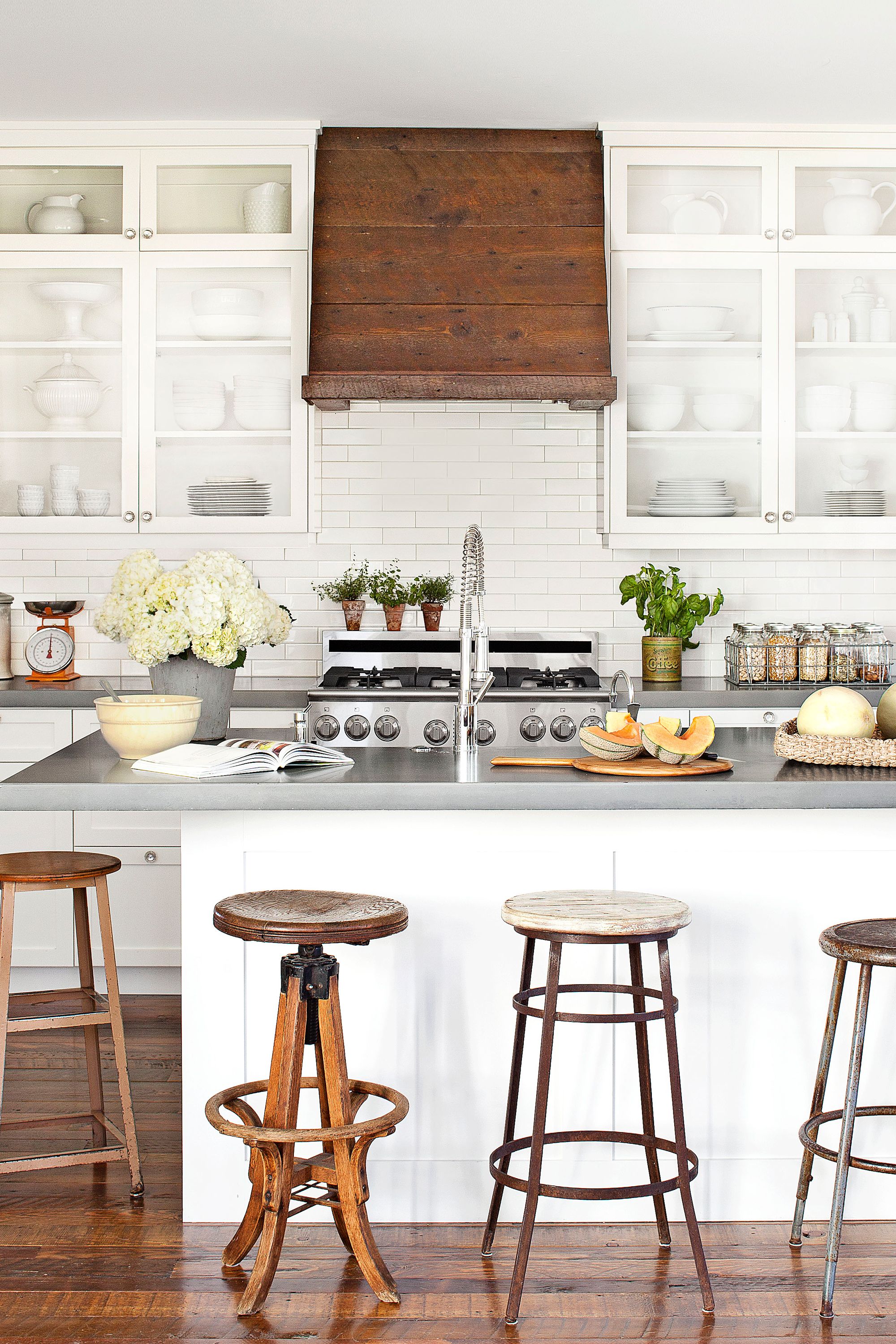 white stove hood vent