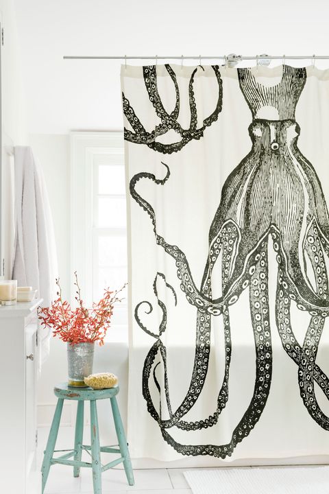 Octopus, Room, Wall, Interior design, Cephalopod, Marine invertebrates, Design, Furniture, Table, Wallpaper, 