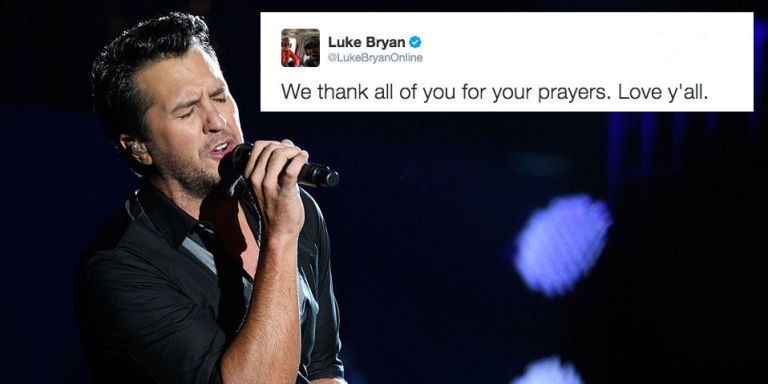 Luke Bryan's Niece Has Died - Luke Bryan Thanks Fans For Their Prayers