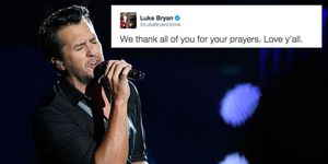 luke bryan family died niece prayers fans thanks sister brother siblings kids tragedy tragedies his