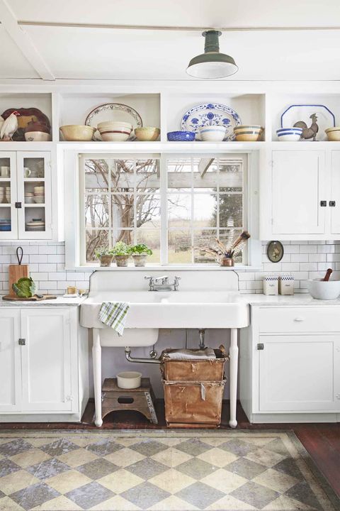 kitchen vintage kitchens farmhouse steal decor cabinets decorating style sink country retro antique room designs rustic farm cottage decorate shelves