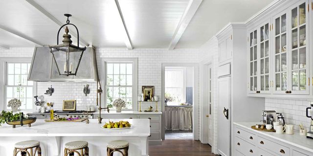 White Kitchen, Do White Painted Cabinets Yellow Over Time