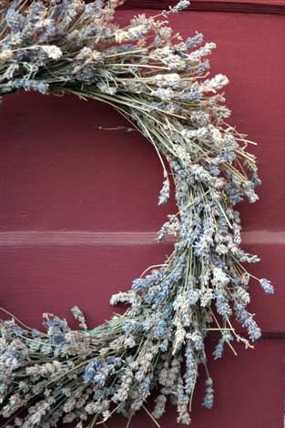 dried lavender wreath