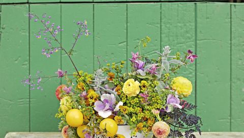 flower, floristry, flower arranging, floral design, bouquet, plant, cut flowers, still life, yellow, still life photography,