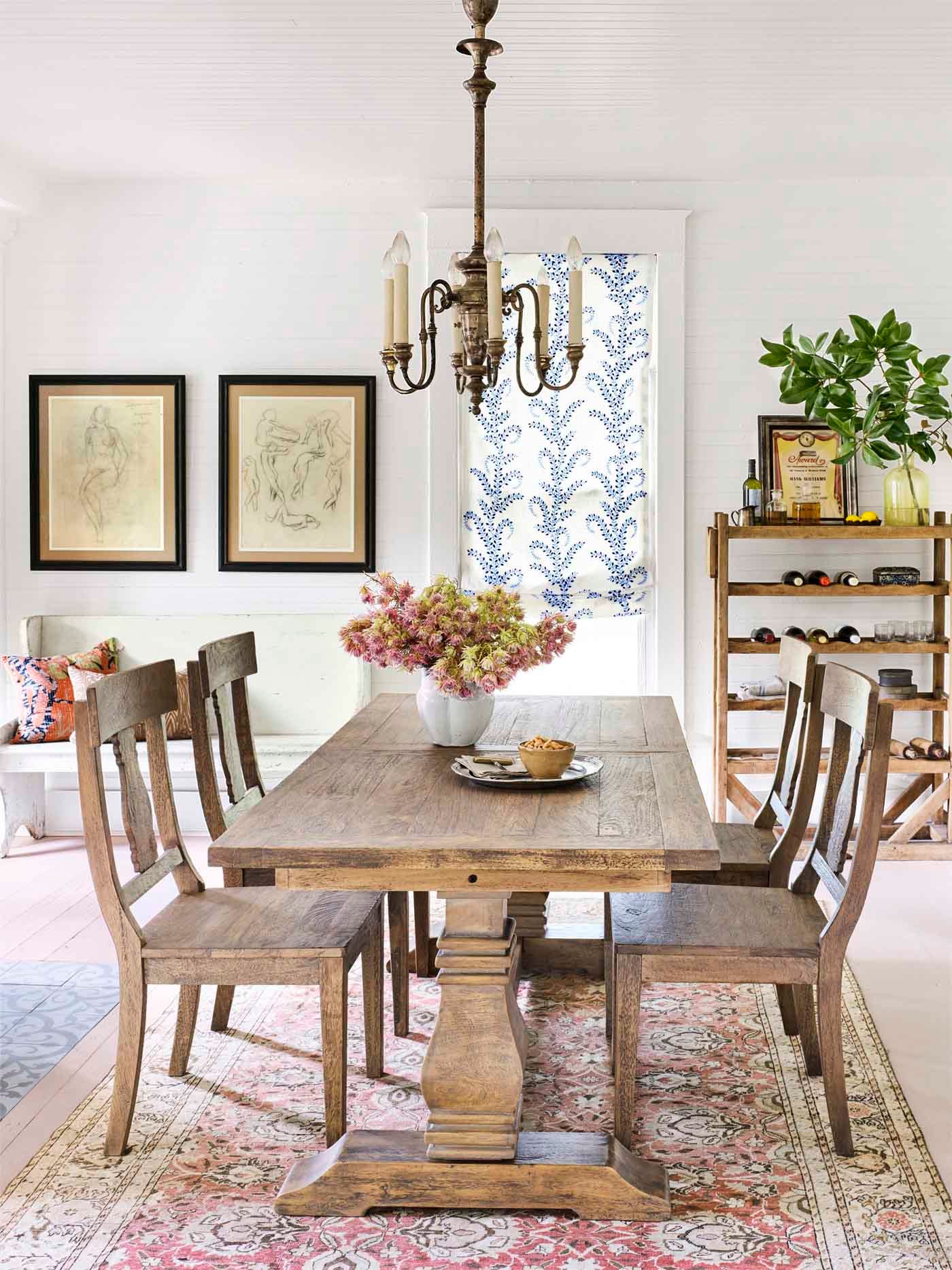Decorating A Country Kitchen Table Leadersrooms