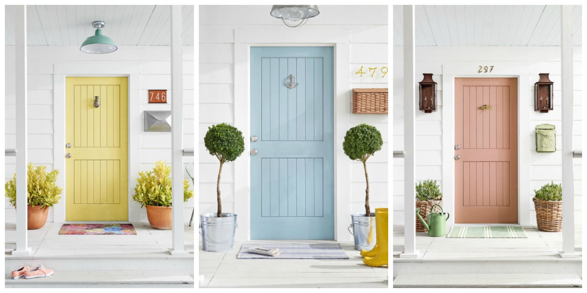 5 Colorful Themes For Your Front Door Front Door Makeover Ideas