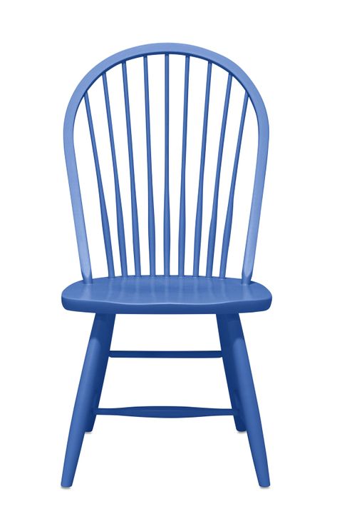 Blue, Furniture, Line, Electric blue, Chair, Plastic, 