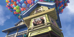 Balloon, Hot air ballooning, Architecture, Hot air balloon, Sky, Party supply, Toy, Building, House, Vehicle, 