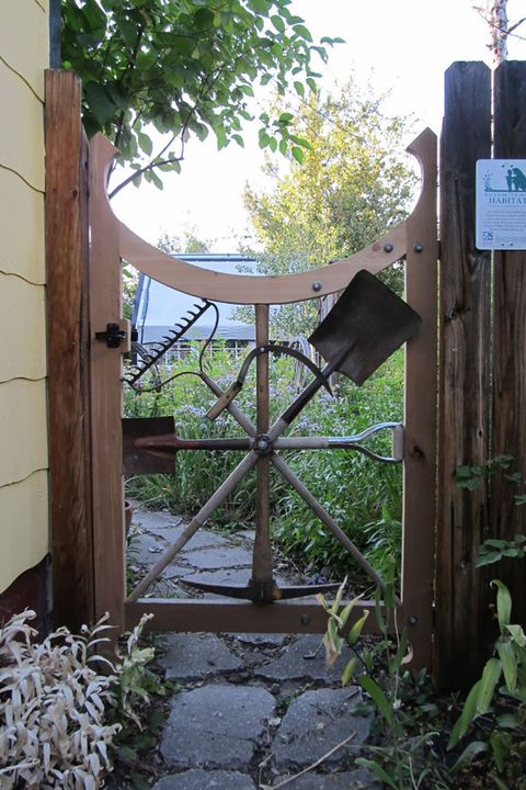 17 Best Garden Gates Ideas For Beautiful - Garden Gates Metal With Wood