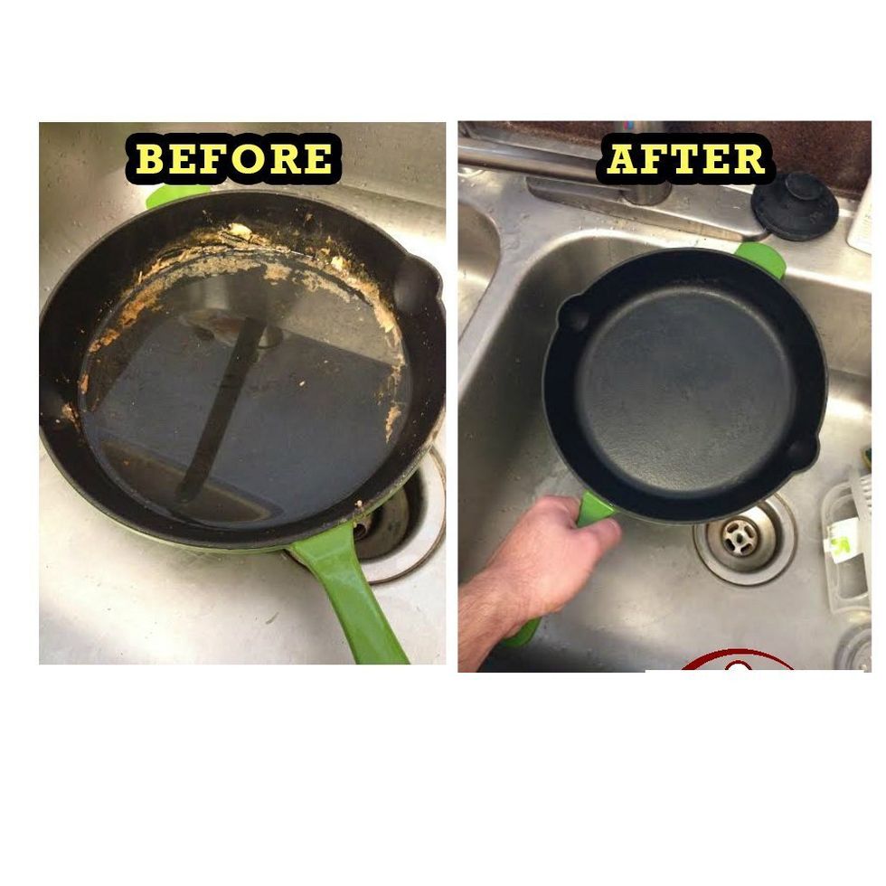How to Clean Your Cast Iron Skillet with The Ringer Cast Iron