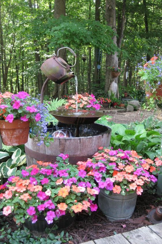 fountains diy garden decor and ideas