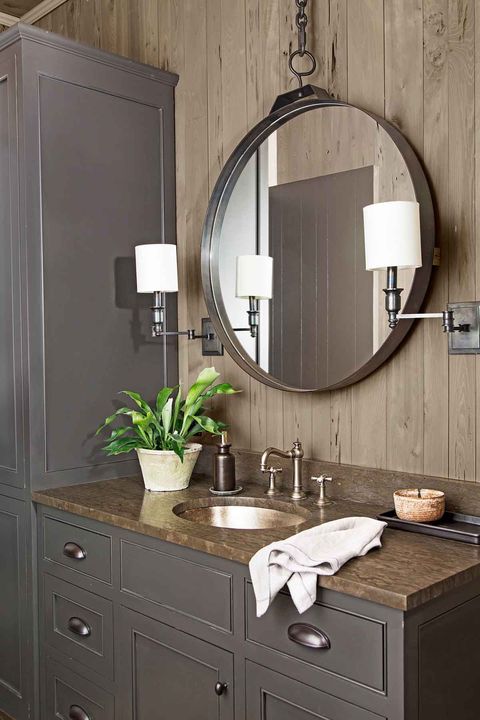 47 Rustic Bathroom Decor Ideas, Rustic Vanity Mirror Ideas