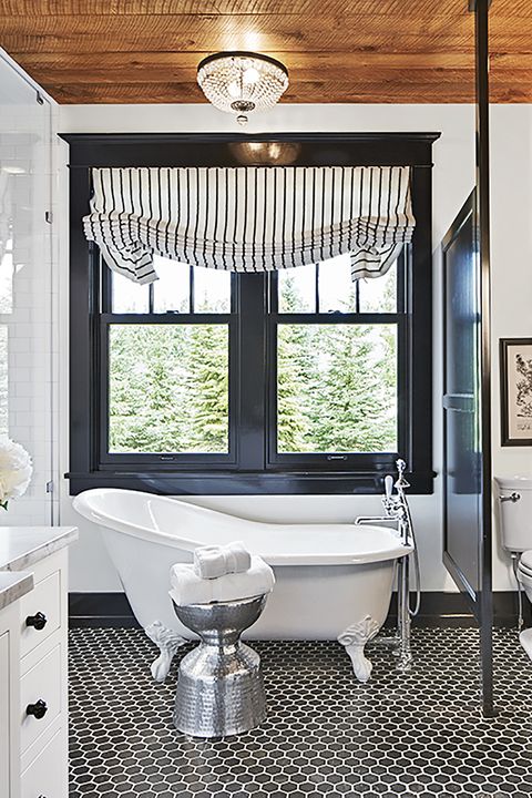 15 Black And White Bathroom Ideas Black White Tile Designs We Love