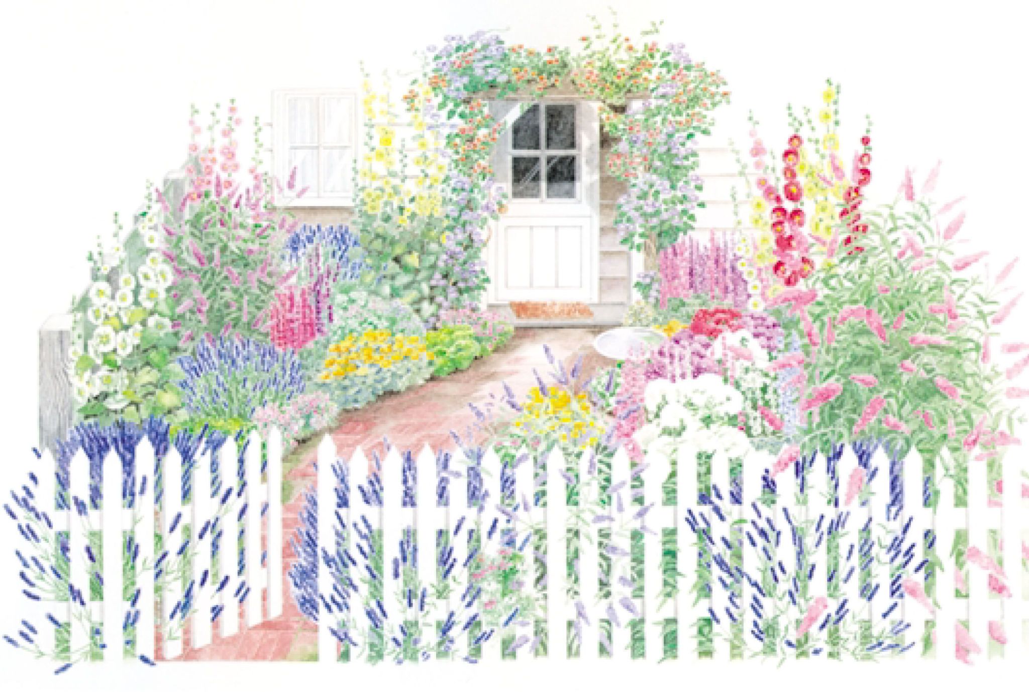 How to Draw a Flower Garden - Easy Tutorial