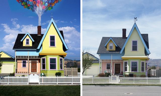 This Re-Creation of the House From 'Up' Is Just as Cute as the Movie - See  the Real-Life 'Up' House