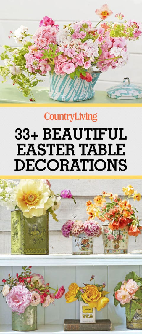 40+ Easter Table Decorations - Centerpieces for Easter 40+ Easter Table Decorations - Centerpieces for Easter