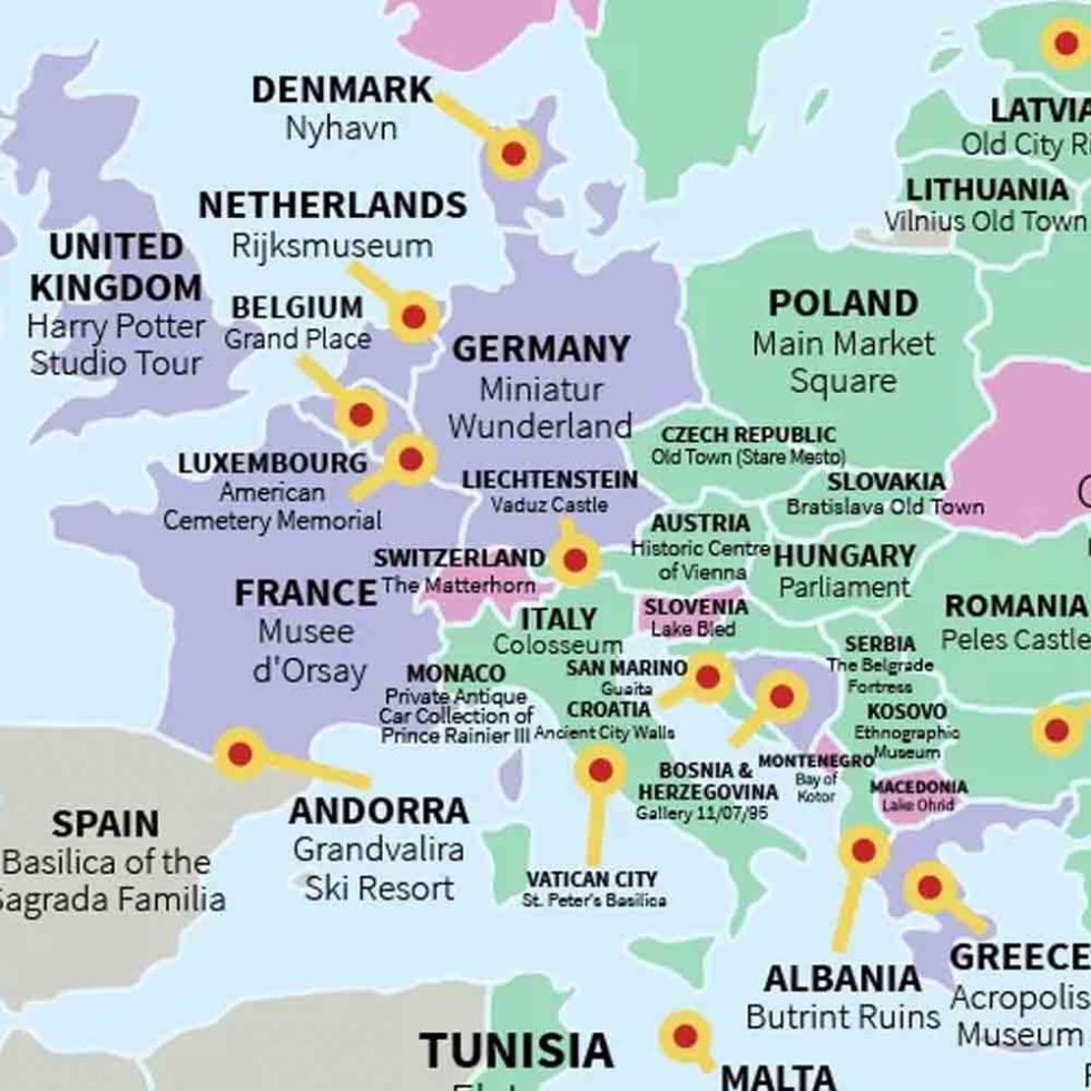 Trip Advisor's Top Tourist Attractions In Every Country - Map Of Best ...