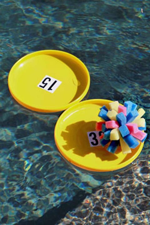 floating pool games