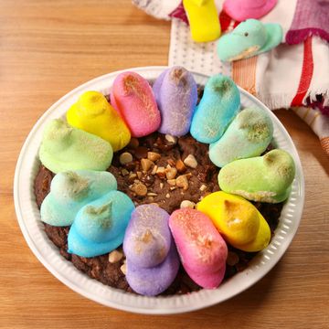Food, Food coloring, Sweetness, Peeps, Marshmallow, Comfort food, Confectionery, Easter, Cuisine, Dish, 