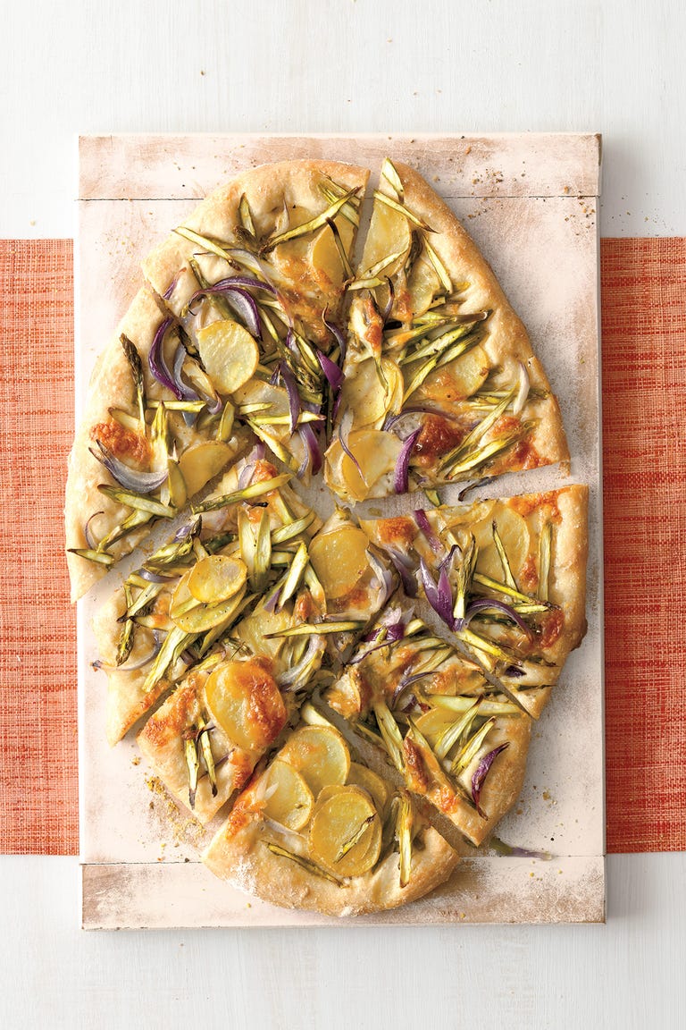Asparagus & Potato Pizza