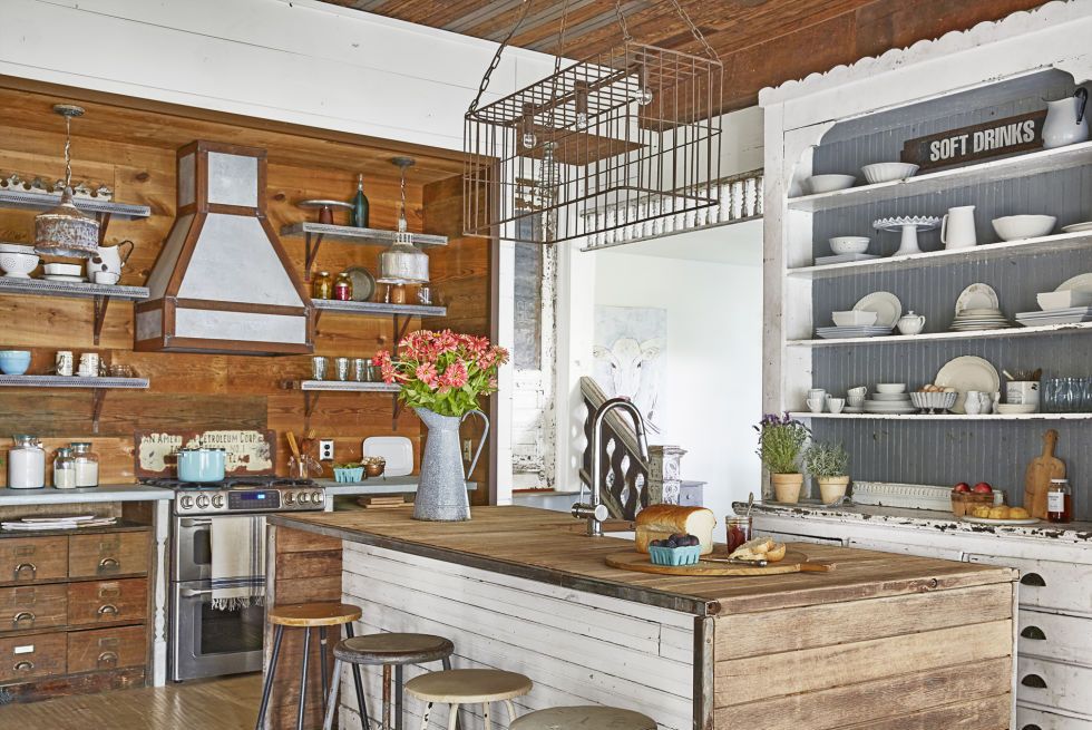 rustic farmhouse kitchen