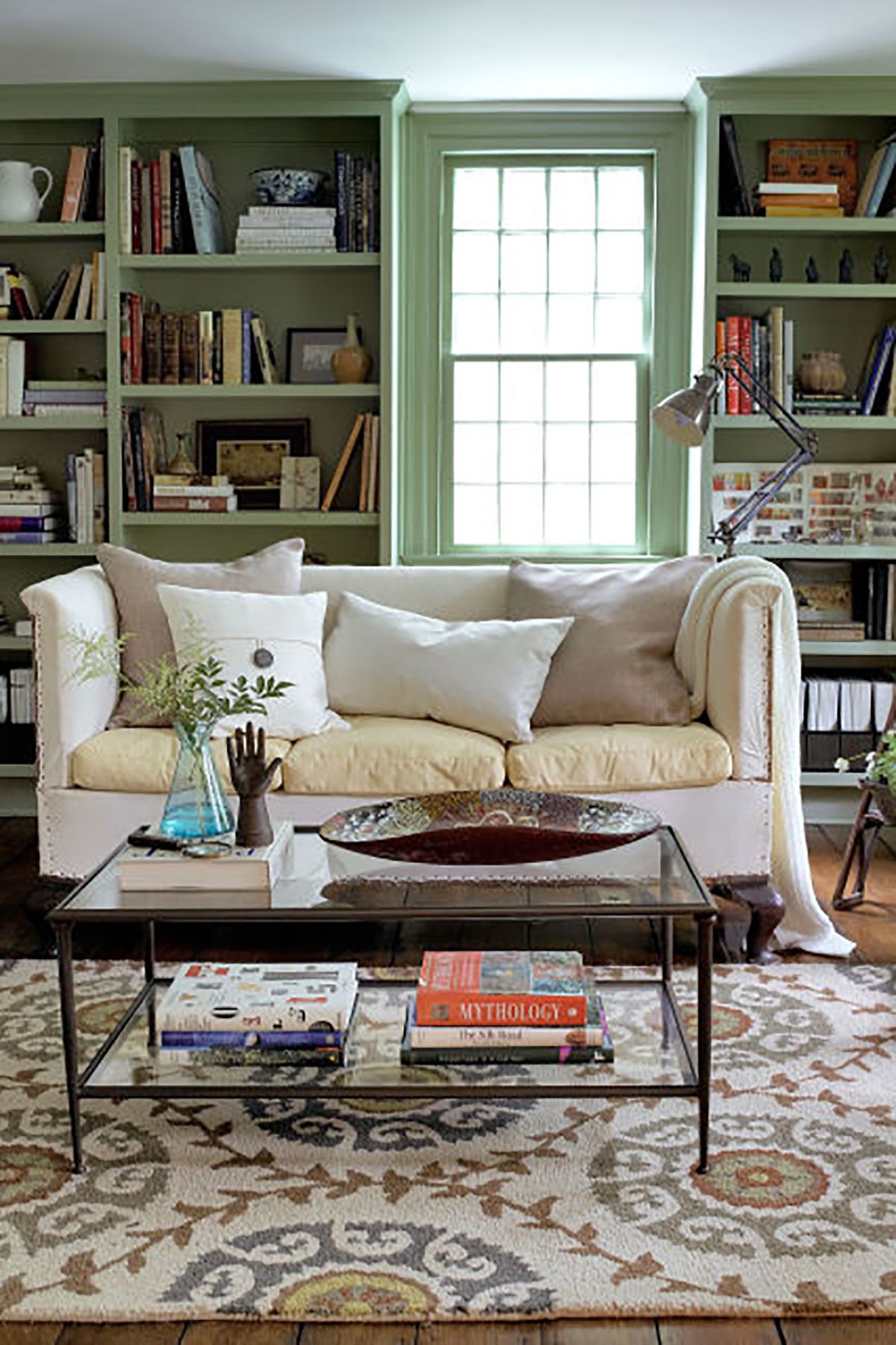 Ideas For Green Rooms And Home Decor, Lime Green Bookcase