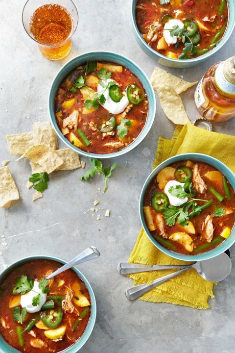 slow cooker chicken tortilla soup