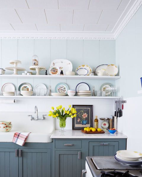 Kitchen  Blue kitchen accessories, Blue kitchen decor, Cobalt blue  kitchens