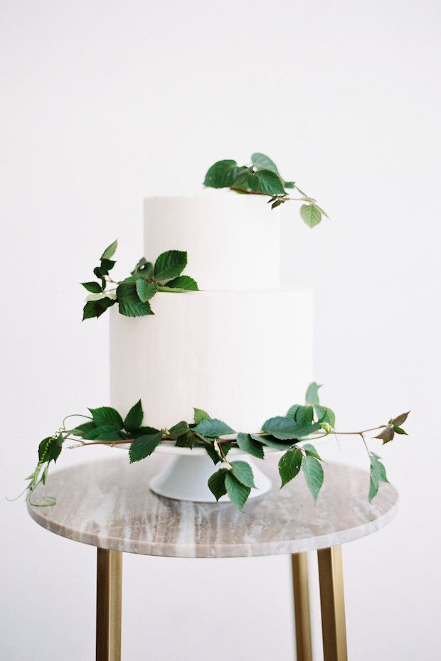 Greenery Wedding Cake